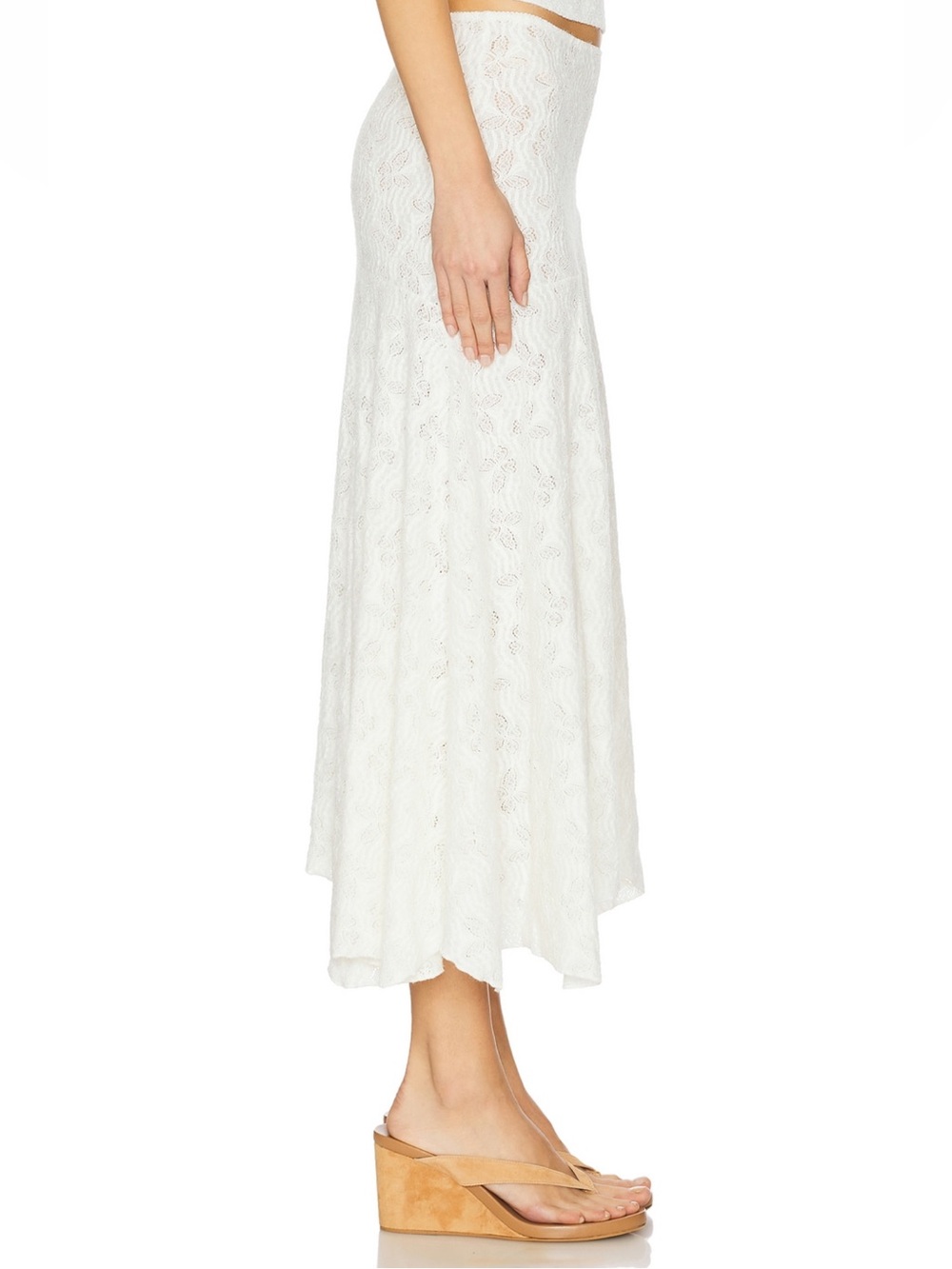 REVOLVE Lioness White Lace Butterfly Skirt Set - Tank Top + Flared Skirt SET - Picture 9 of 16